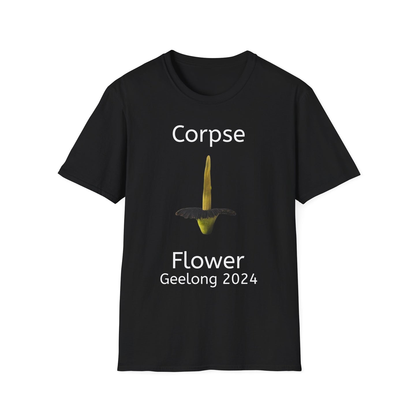 Corpse Flower Design B White Text