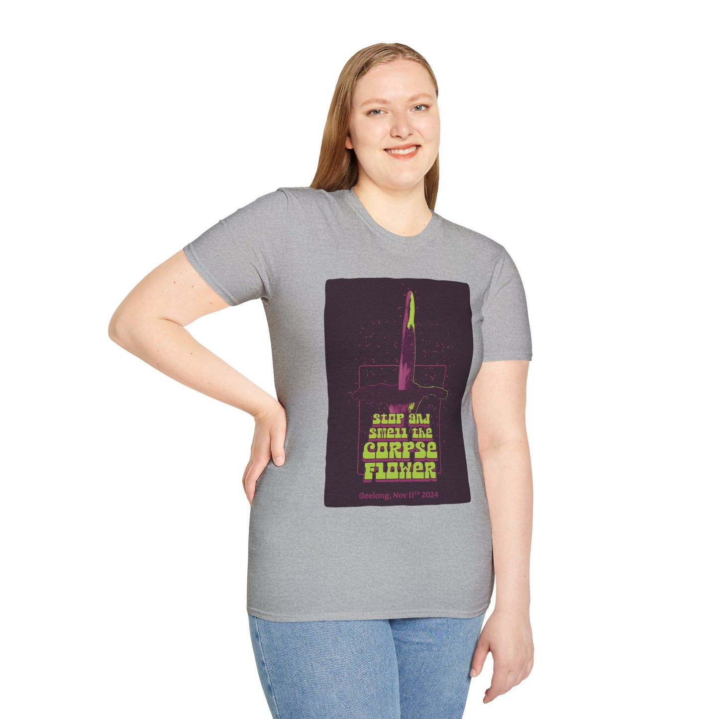 "Stop and Smell the Corpse Flower" Unisex T-Shirt