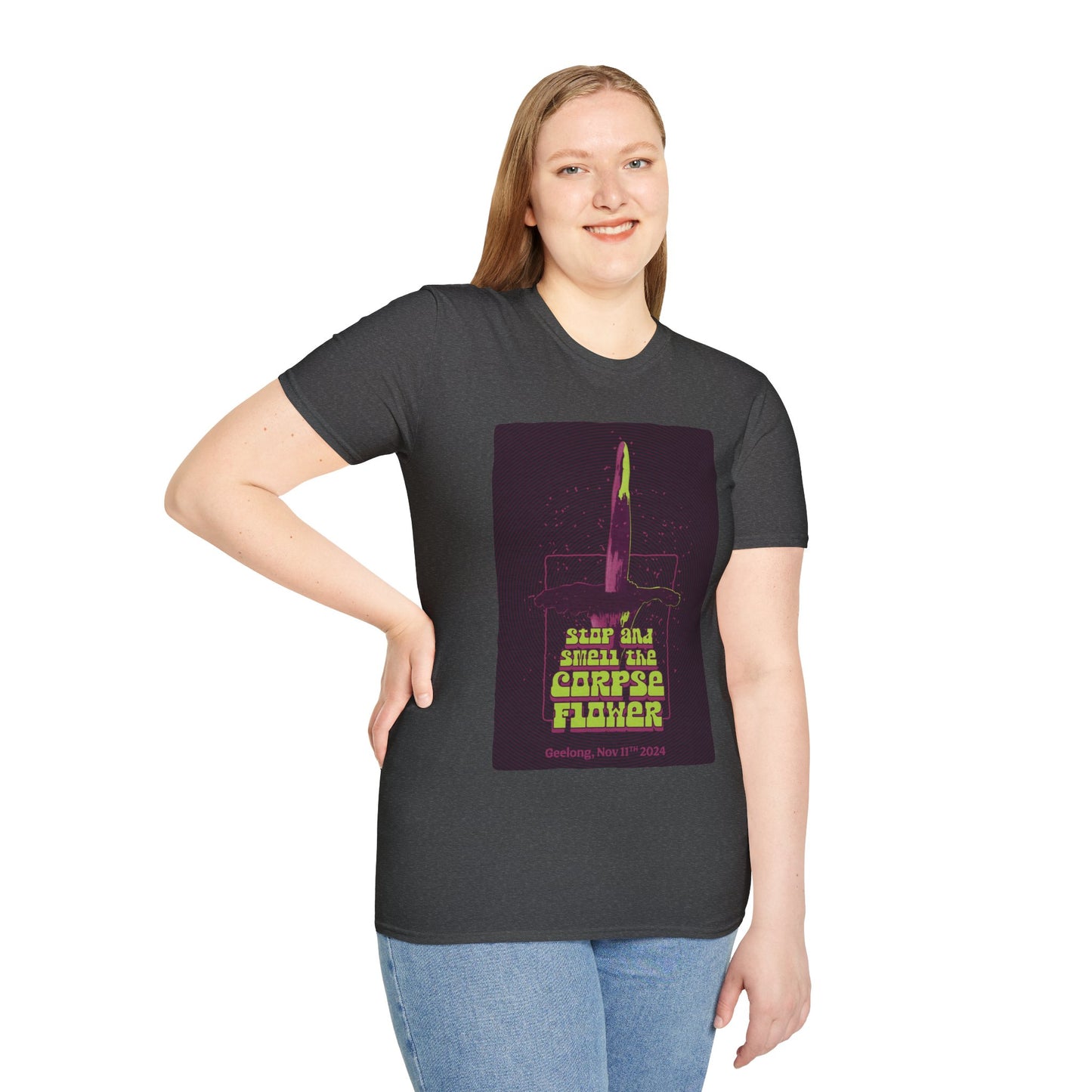 "Stop and Smell the Corpse Flower" Unisex T-Shirt